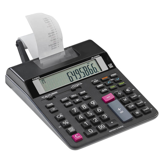 CASIO Tischrechner druckend schwarz | HR-200RCE