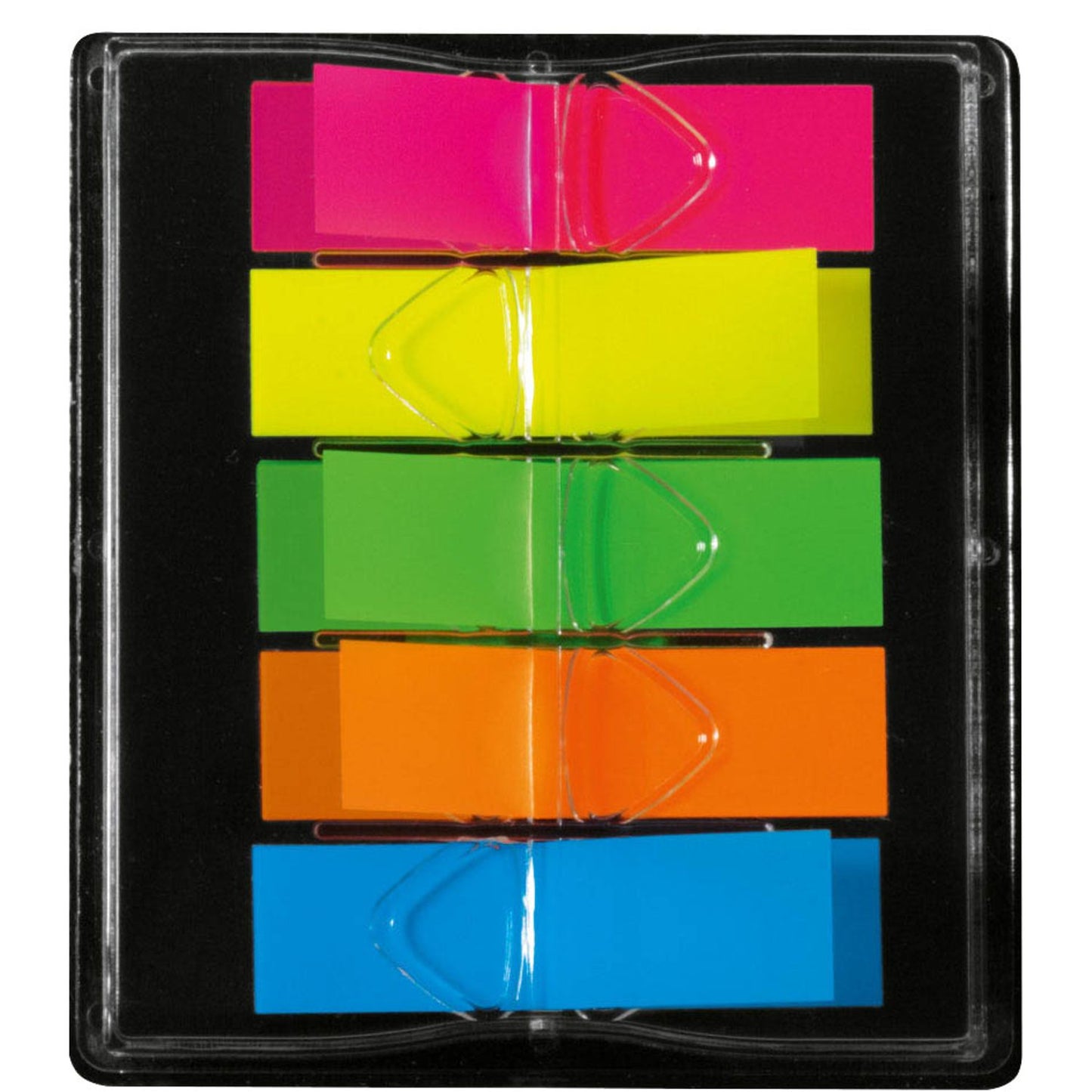 SIGEL TRANSPARENT Haftmarker farbsortiert 5x 40 Streifen | HN489 | 1 Pack = 5x 40 Streifen