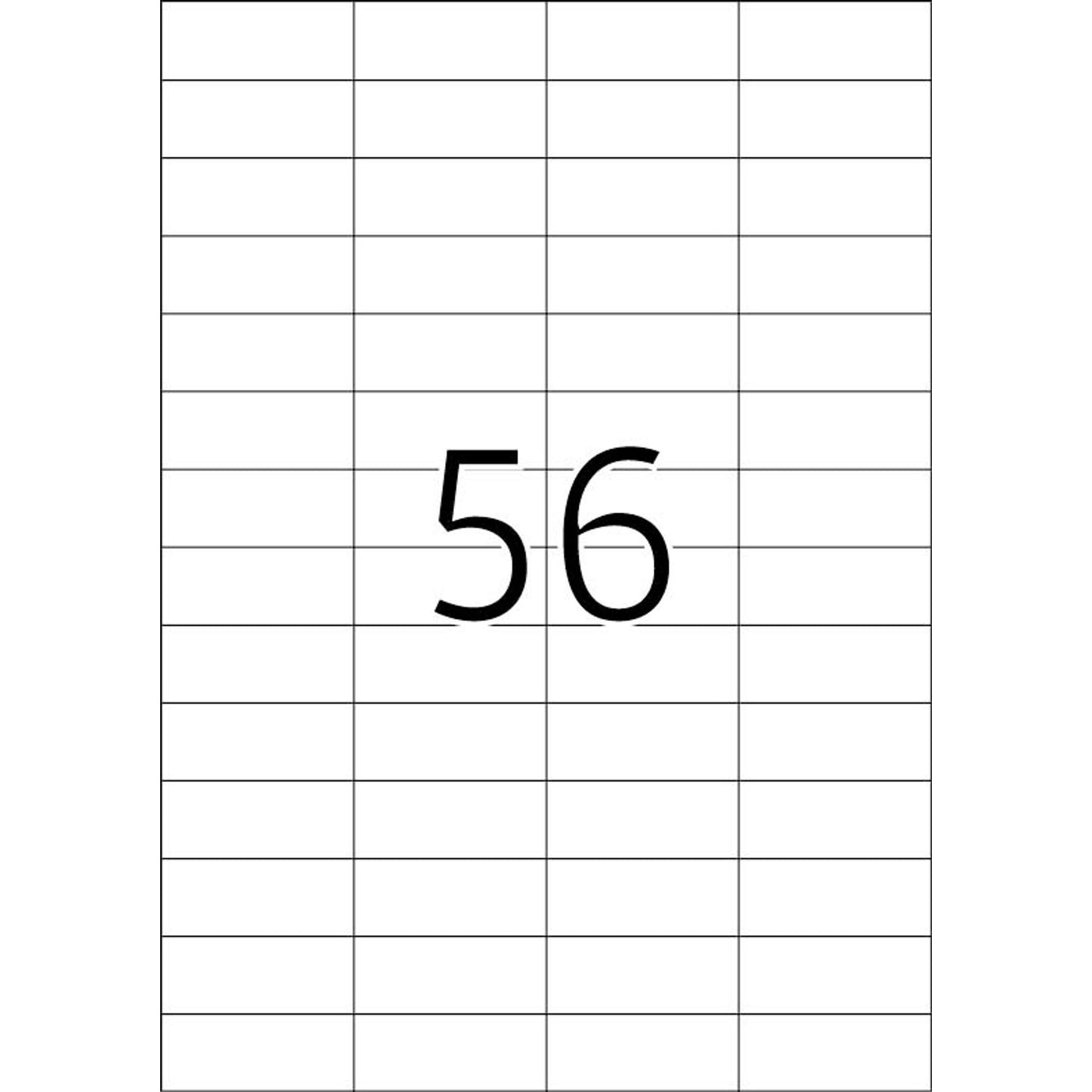 HERMA Etiketten weiß 52,5 x 21,2 mm | 4273 | 1 Pack = 100 Blatt