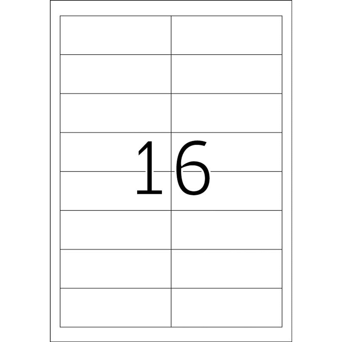 HERMA Etiketten weiß 97,0 x 33,8 mm | 4672 | 1 Pack = 100 Blatt