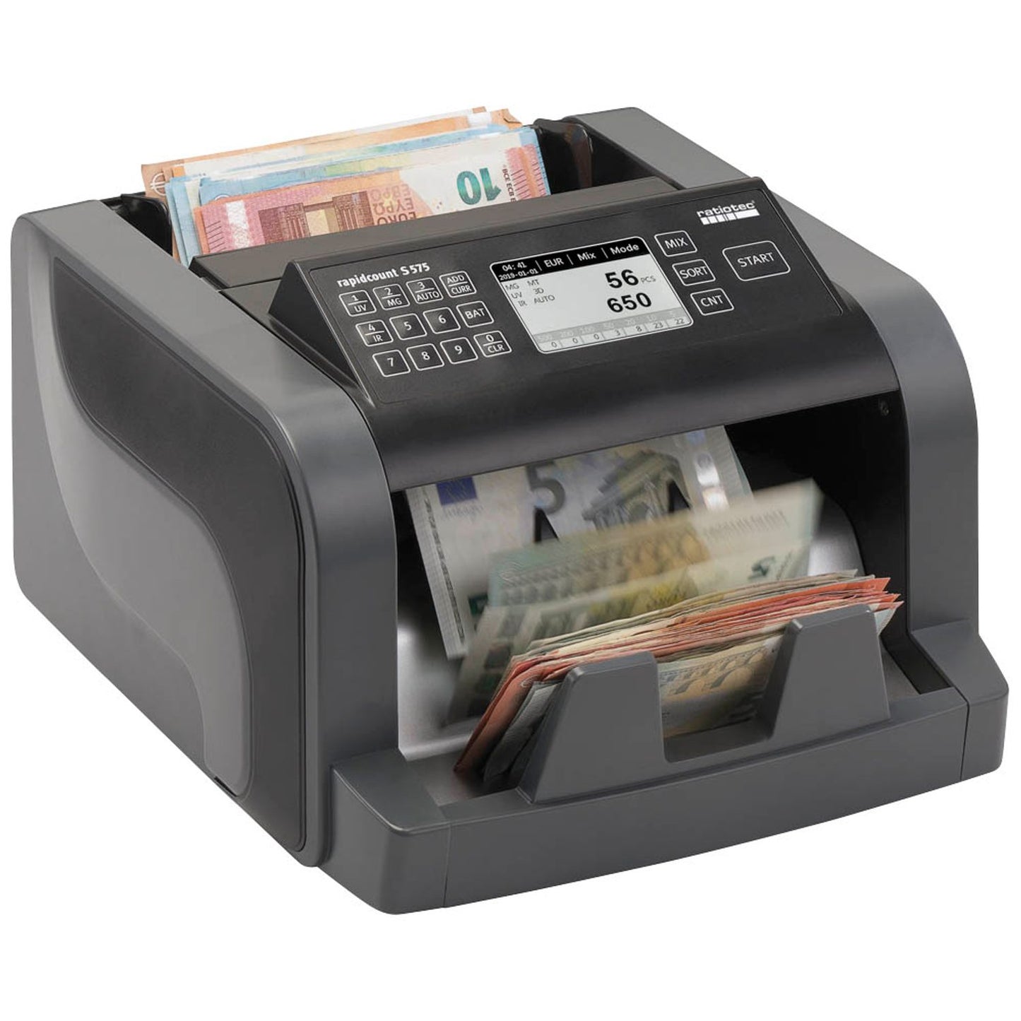 ratiotec Banknotenzähler rapidcount S 575 | 946901