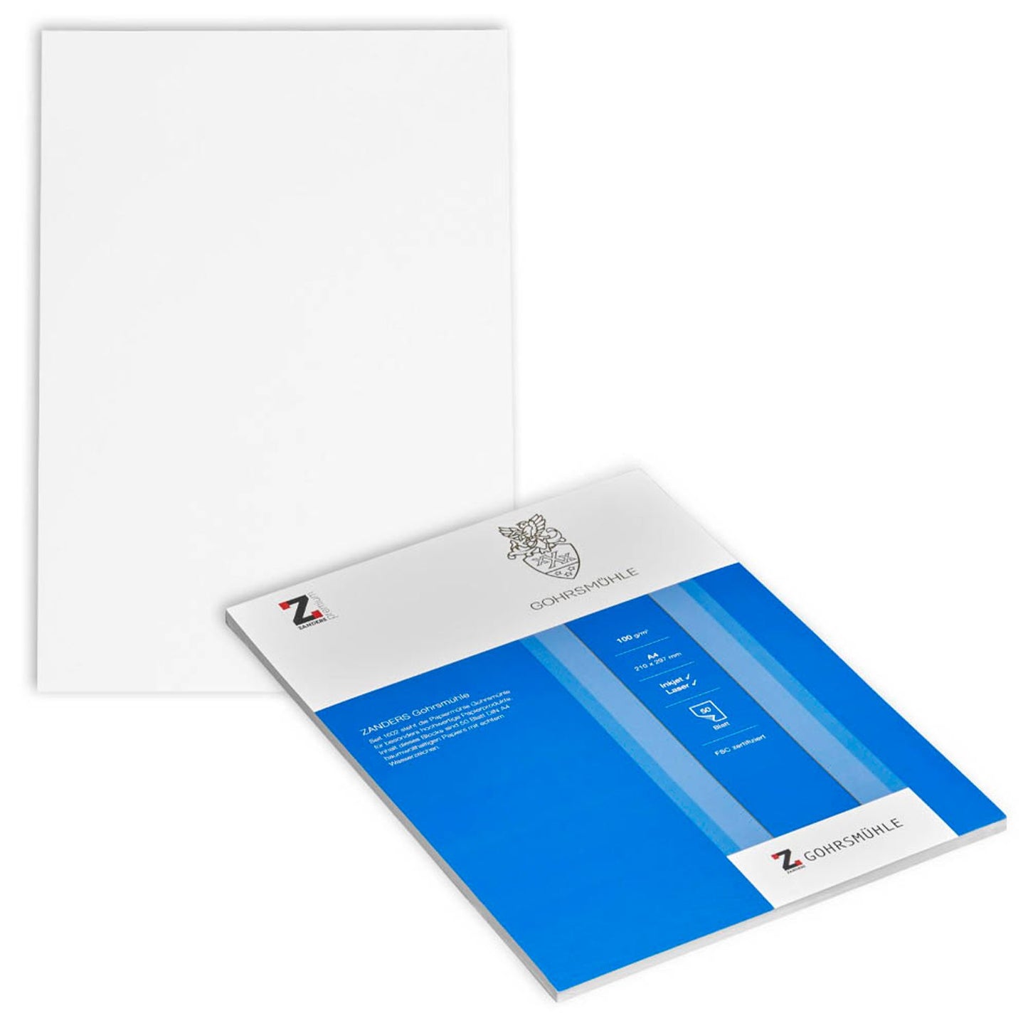 GOHRSMÜHLE Briefblock DIN A4 blanko | 90023420