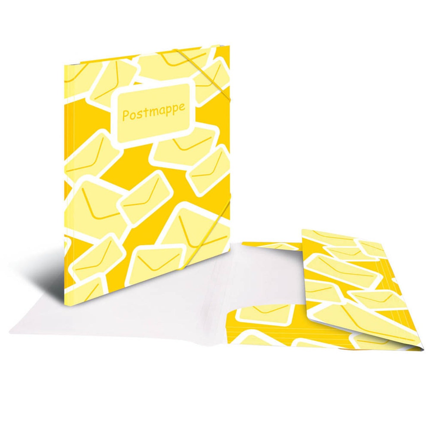 HERMA Sammelmappe Postmappe DIN A4 gelb | 7129 | 1 Pack = 3 St.