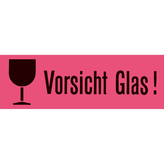 HERMA Warnetiketten rot 118,0 x 39,0 mm | 6750 | 1 Pack = 250 Blatt