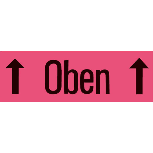 HERMA Warnetiketten rot 118,0 x 39,0 mm | 6756 | 1 Pack = 250 Blatt