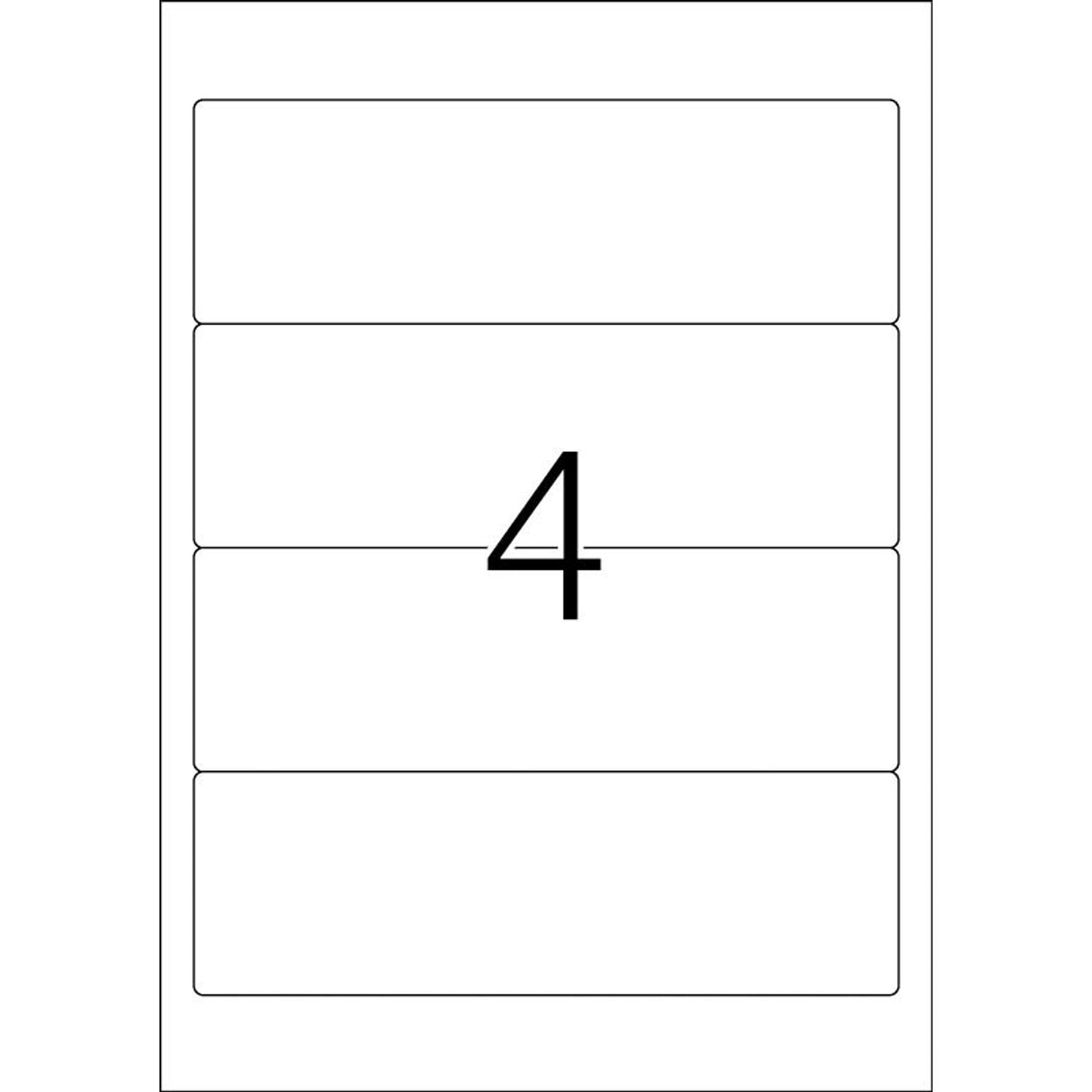 HERMA Ordneretiketten blau | 4298 | 1 Pack = 100 Blatt