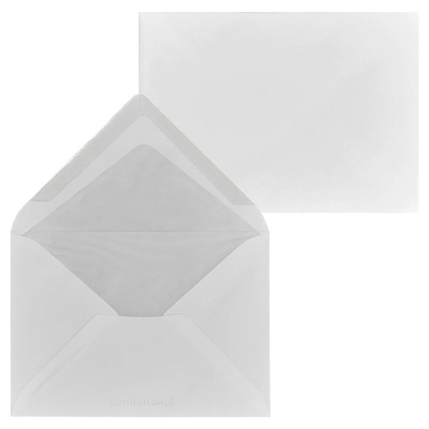 GOHRSMÜHLE Briefumschläge DIN C6 ohne Fenster weiß nassklebend | 90023421 | 1 Pack = 25 St.