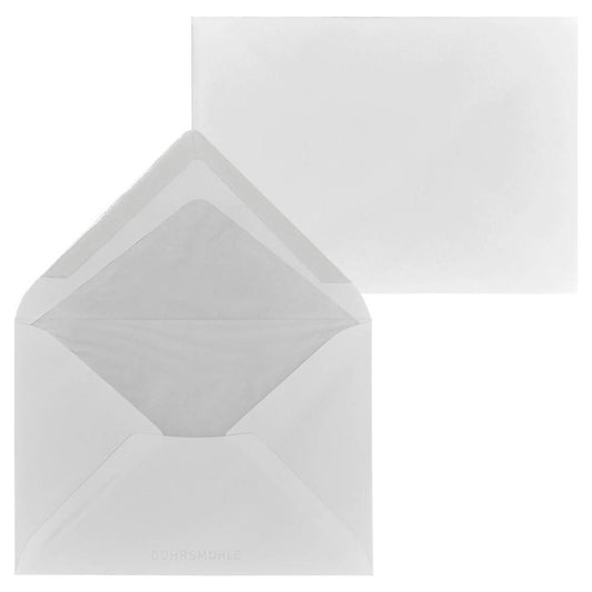 GOHRSMÜHLE Briefumschläge DIN C6 ohne Fenster weiß nassklebend | 90023421 | 1 Pack = 25 St.