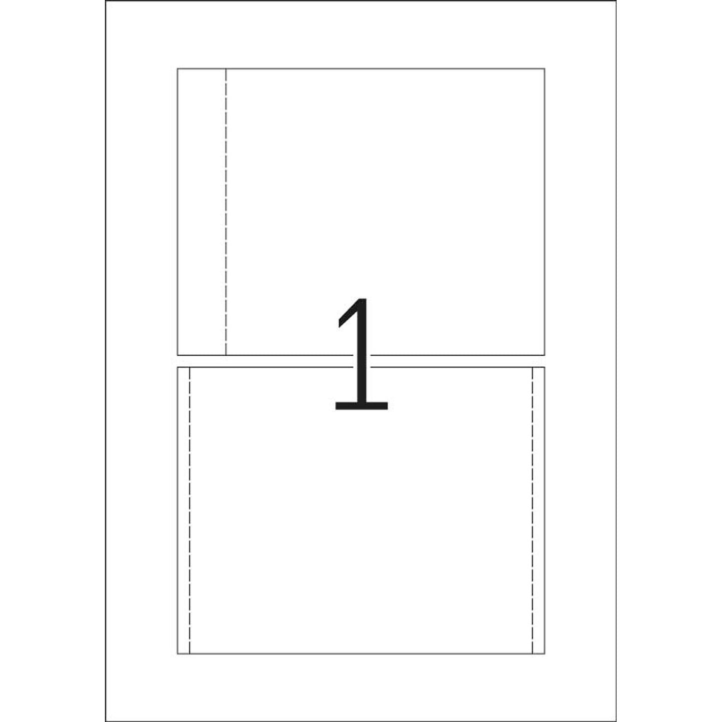 HERMA CD-Einleger weiß | 5036 | 1 Pack = 25 Blatt