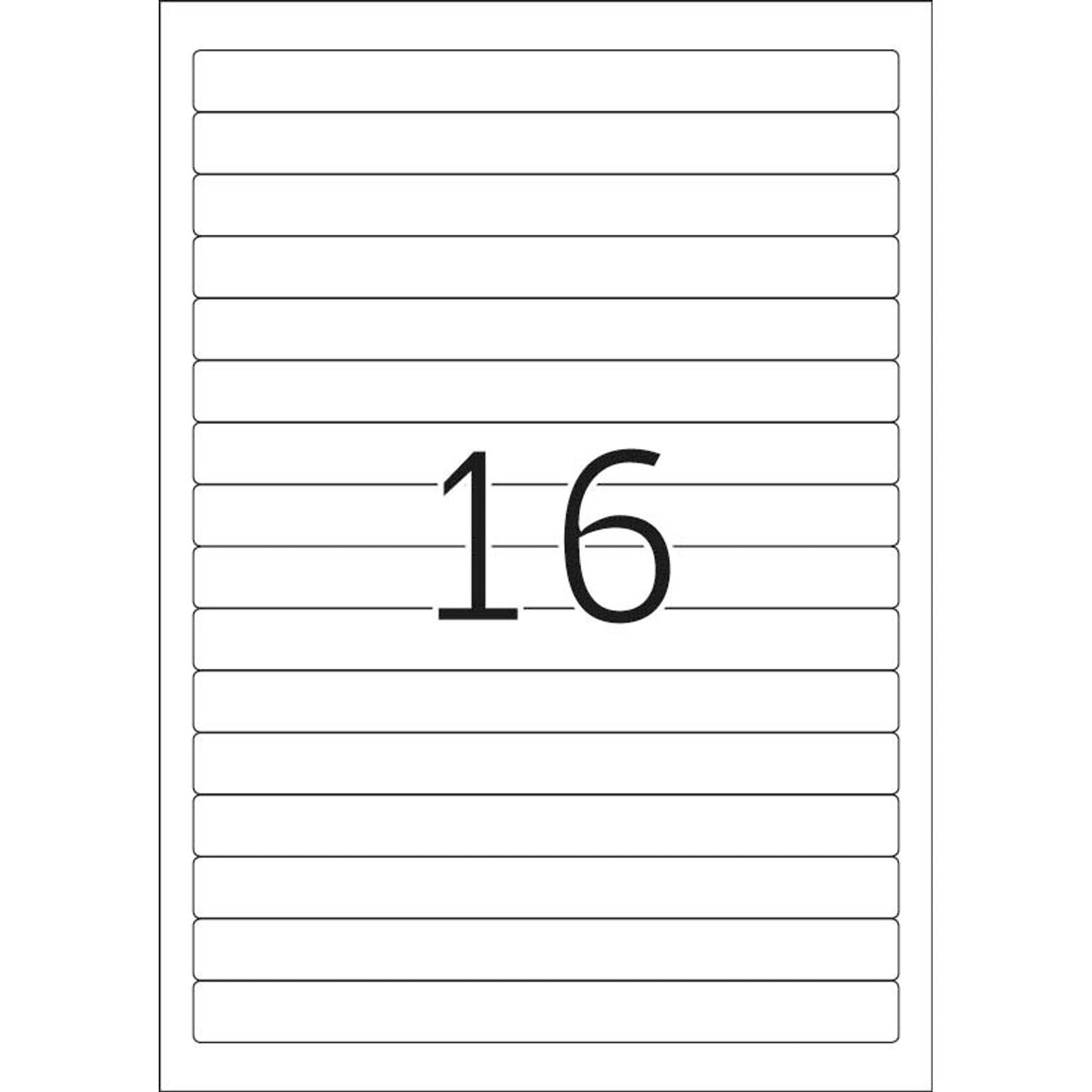 HERMA Ordneretiketten weiß | 5118 | 1 Pack = 25 Blatt
