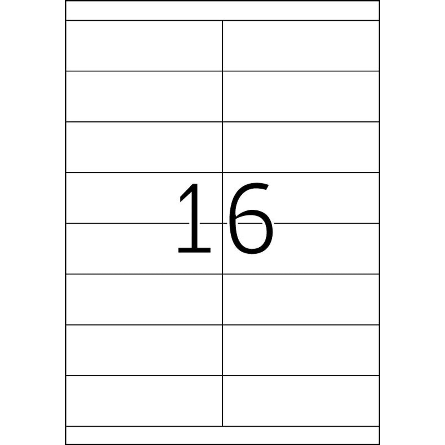 HERMA Etiketten weiß 105,0 x 33,8 mm | 4264 | 1 Pack = 100 Blatt