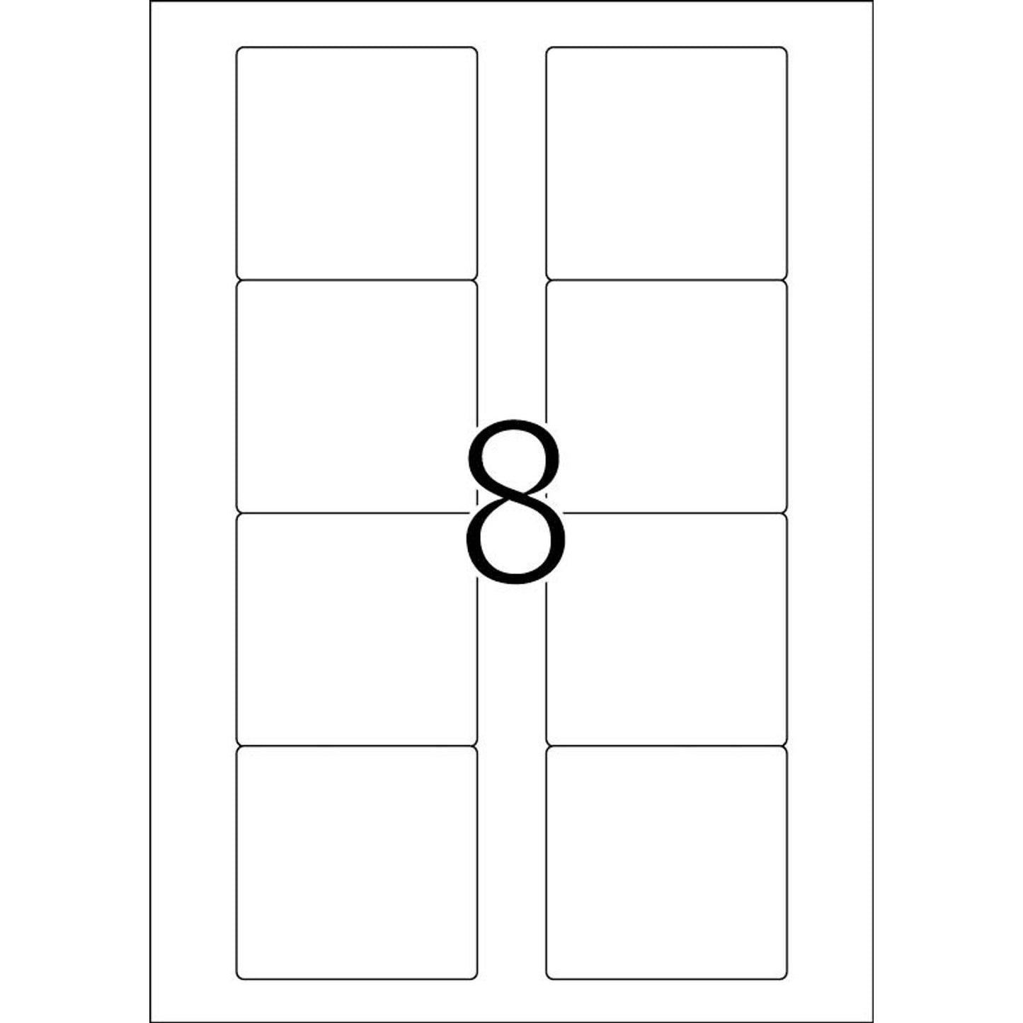 HERMA Disketten-Etiketten weiß | 4355 | 1 Pack = 25 Blatt