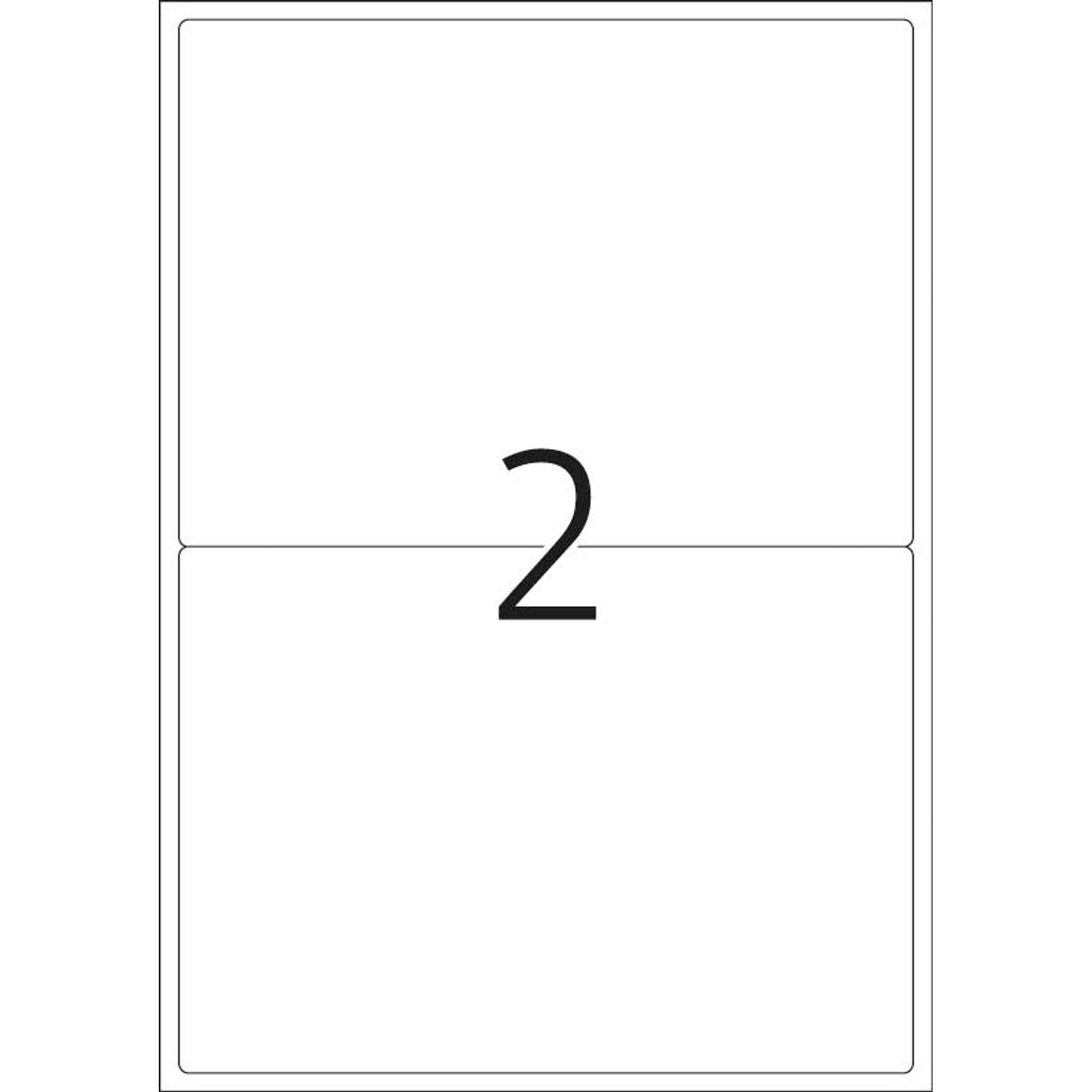 HERMA Etiketten weiß 199,6 x 143,5 mm | 10020 | 1 Pack = 25 Blatt
