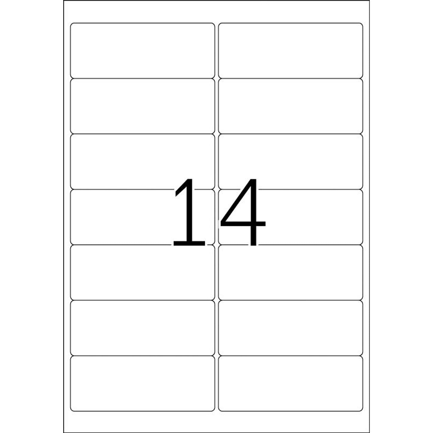 HERMA Adressetiketten weiß 99,1 x 38,1 mm | 10016 | 1 Pack = 25 Blatt