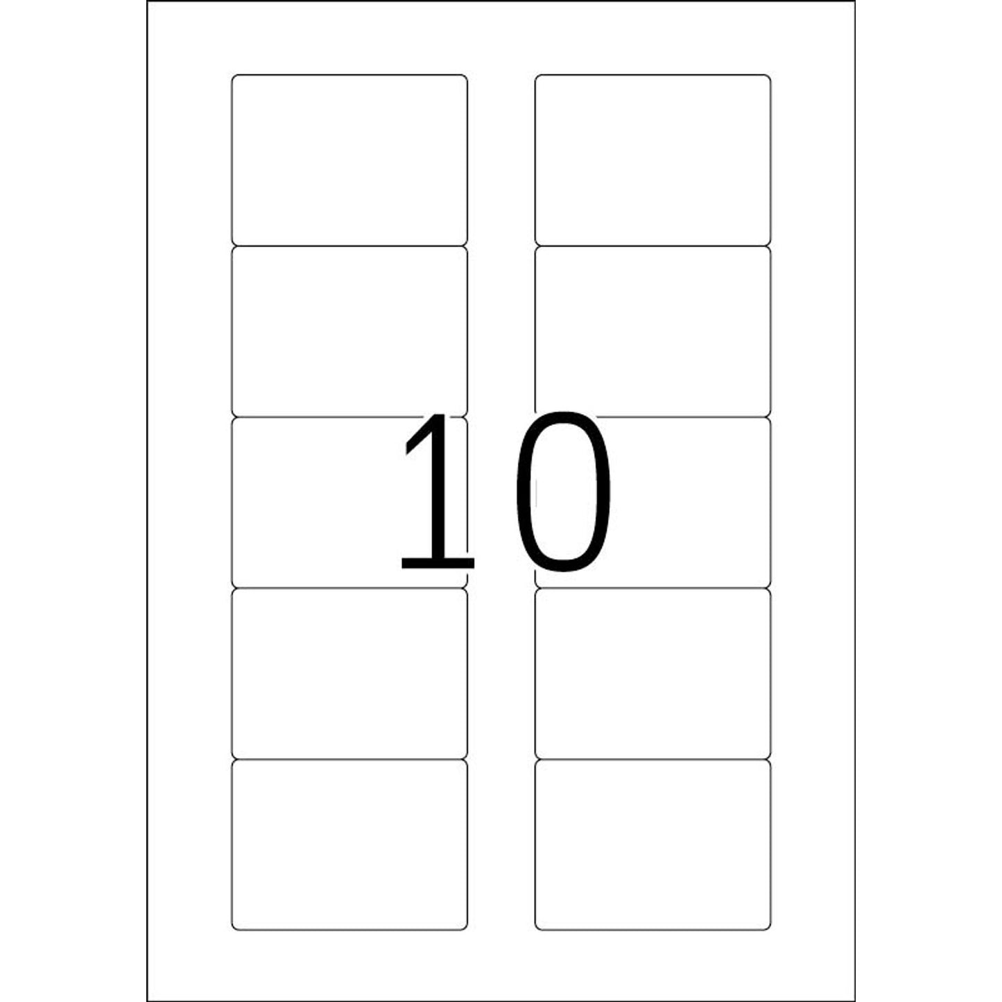 HERMA Disketten-Etiketten weiß | 4353 | 1 Pack = 25 Blatt