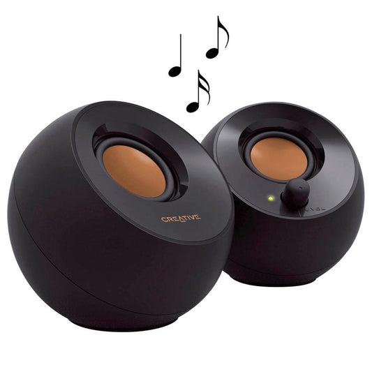 CREATIVE Pebble Lautsprecher schwarz | 51MF1680AA000