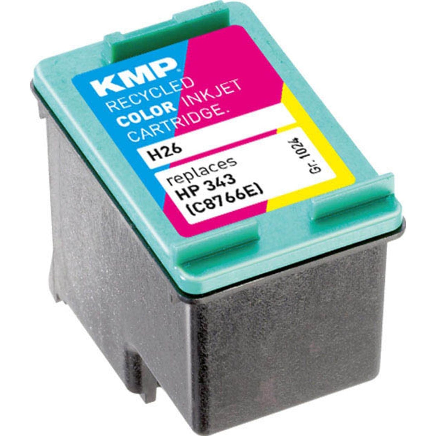 KMP H26 color Druckerpatrone kompatibel zu HP 343 (C8766E) | 1024,4343