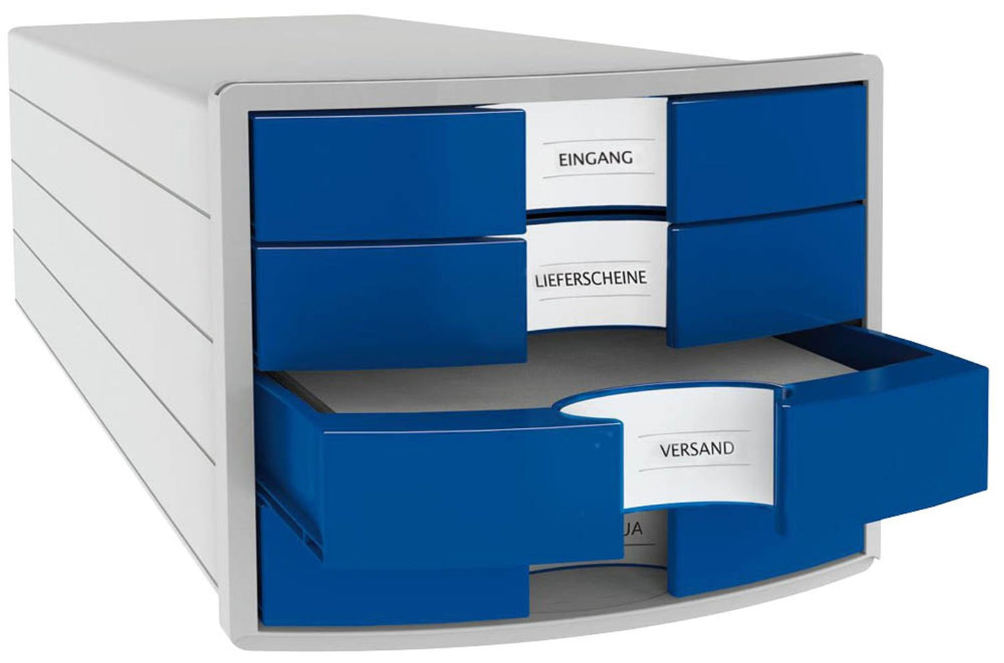 HAN Schubladenbox Impuls, DIN C4 mit 4 Schubladen