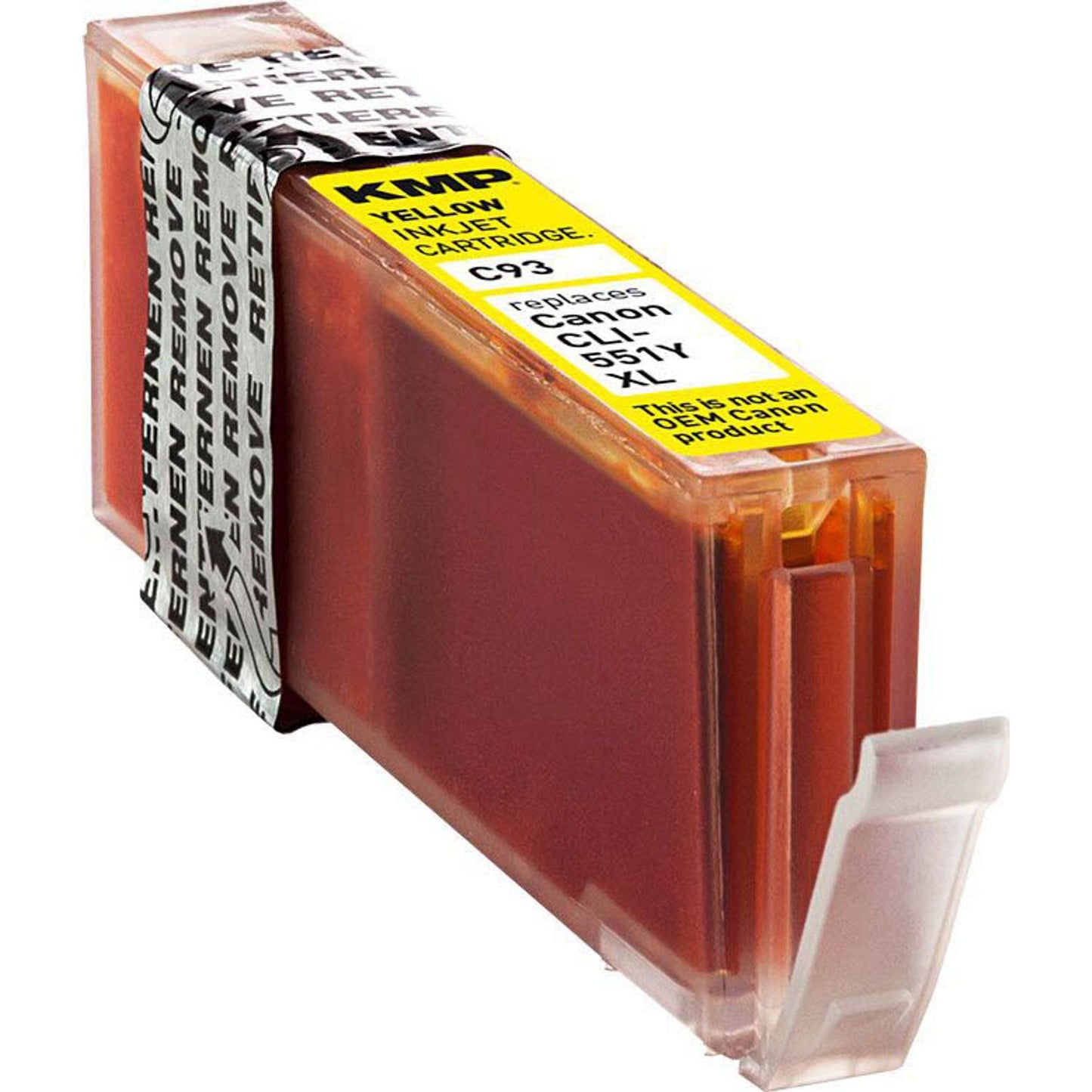 KMP C93 gelb Druckerpatrone kompatibel zu Canon CLI-551 XL Y | 1519,0009