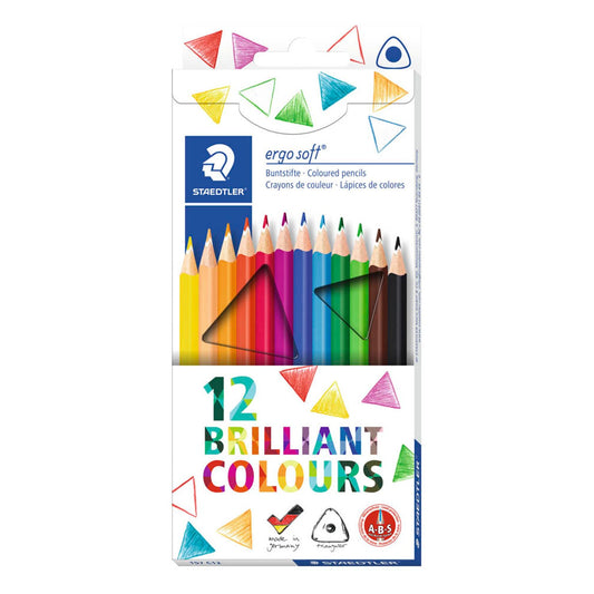 STAEDTLER ergosoft® 157 Buntstifte farbsortiert | 157 C12 | 1 Pack = 12 St.