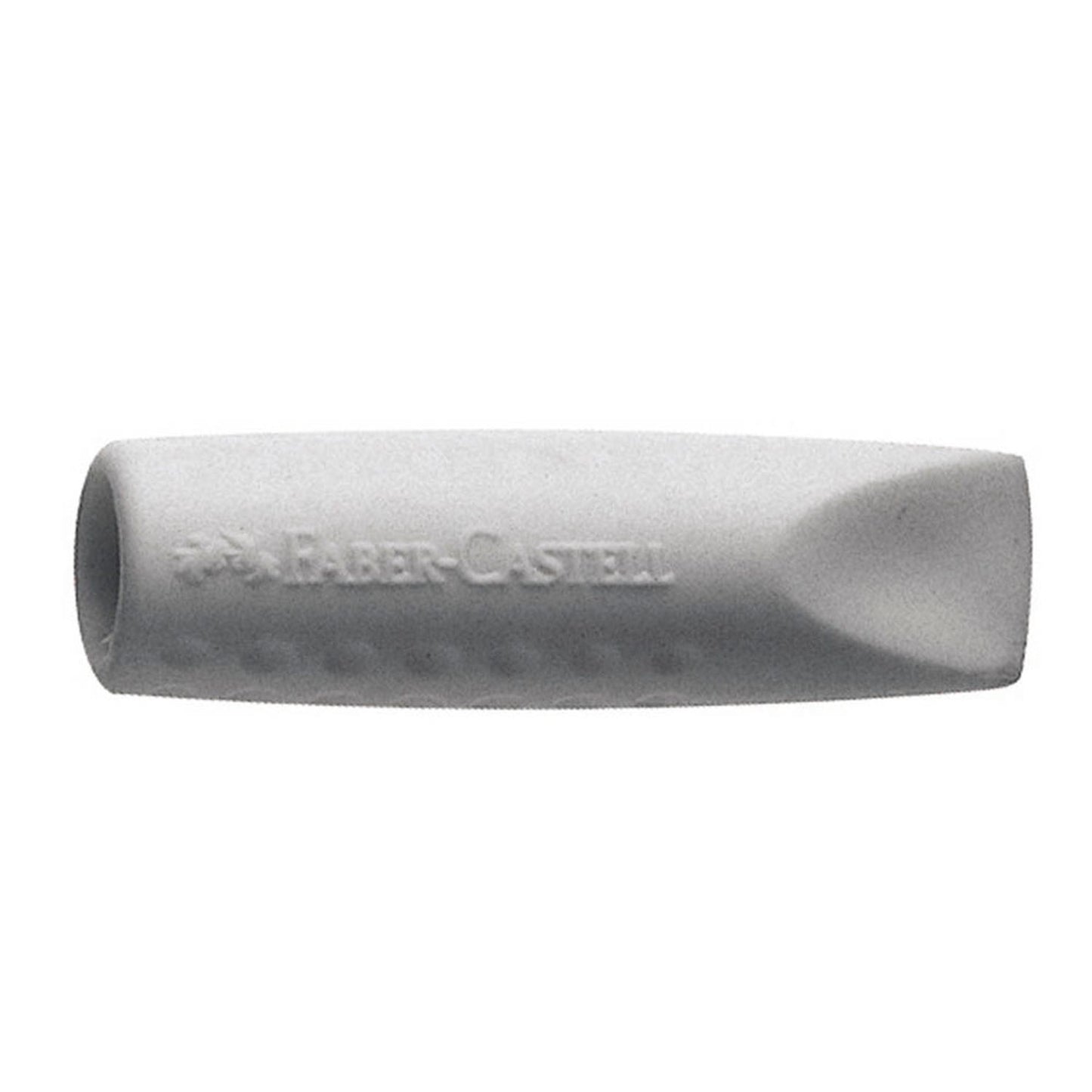 FABER-CASTELL Radiergummis GRIP 2001 Eraser CAP grau | 187000 | 1 Pack = 2 St.