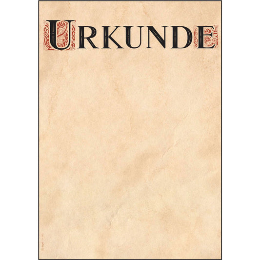 SIGEL Briefpapier Urkunde Celtic Motiv DIN A4 185 g/qm | DP545 | 1 Pack = 12 Blatt