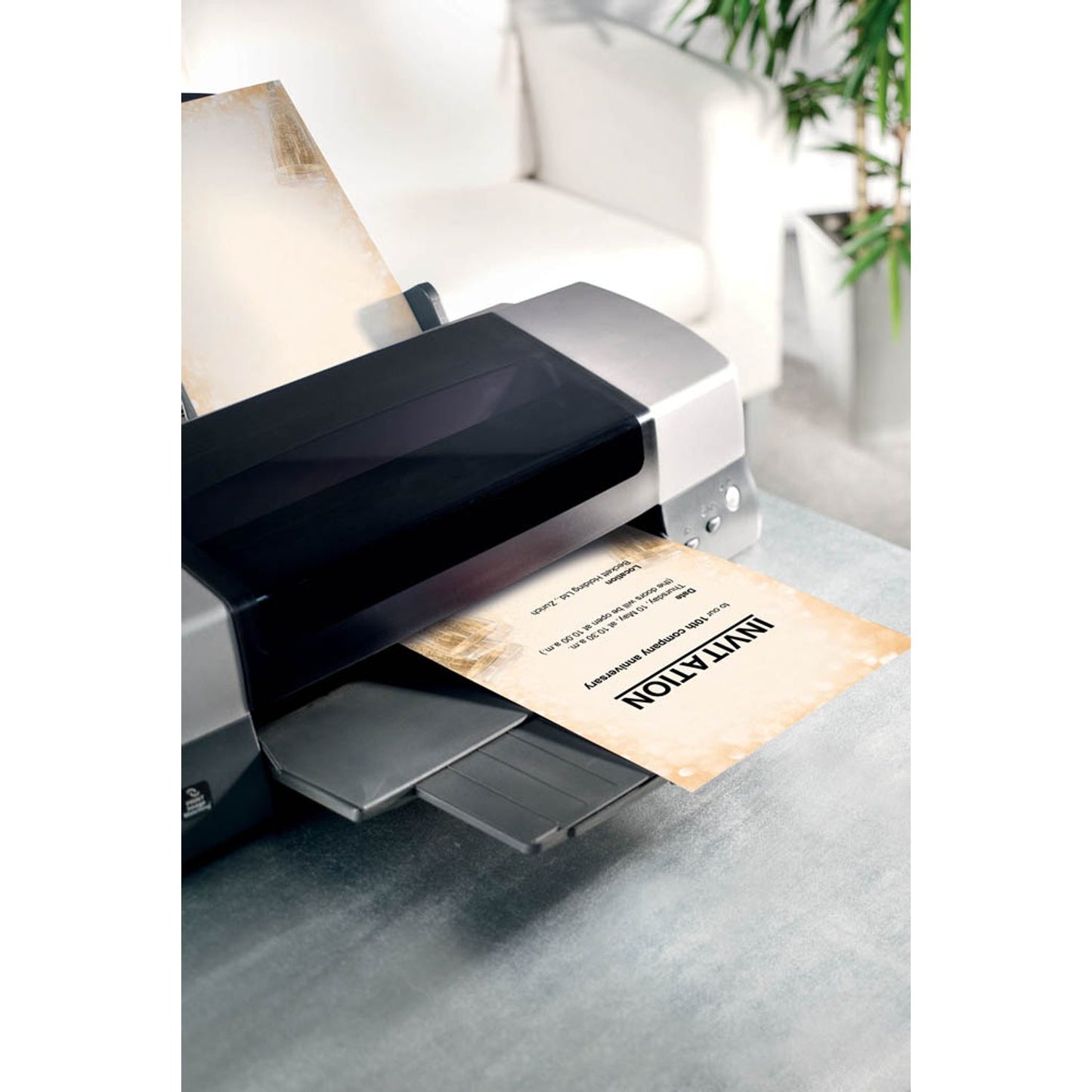 SIGEL Motivpapier Champagne Motiv DIN A4 90 g/qm | DP299 | 1 Pack = 100 Blatt