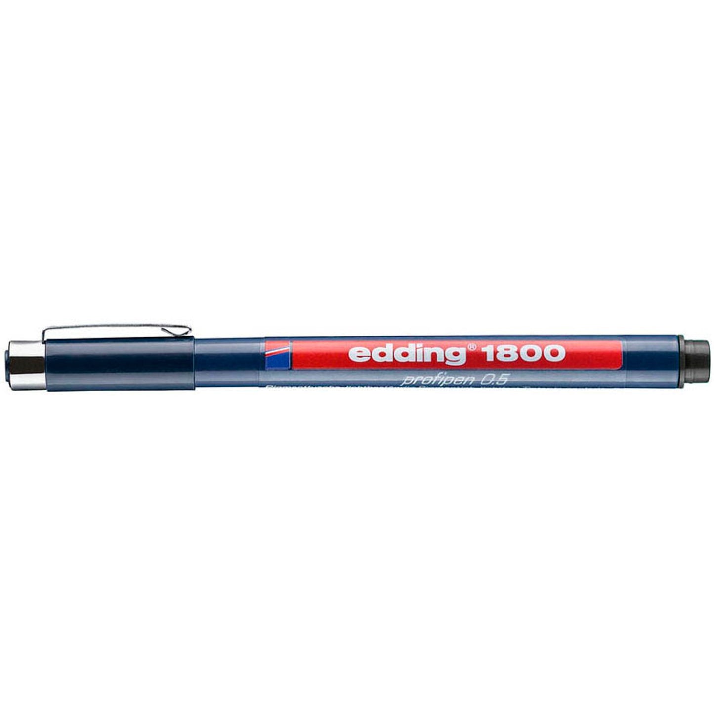 edding 1800 profipen Fineliner schwarz 0,1 + 0,3 + 0,5 mm | 4-1800-3 | 1 Set = 3 St.