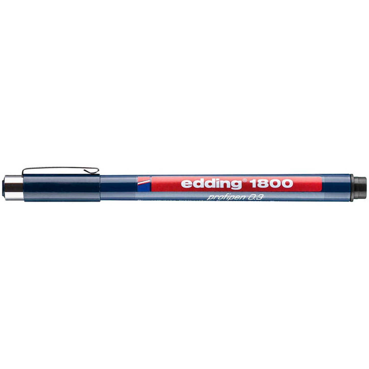 edding 1800 profipen Fineliner schwarz 0,1 + 0,3 + 0,5 mm | 4-1800-3 | 1 Set = 3 St.
