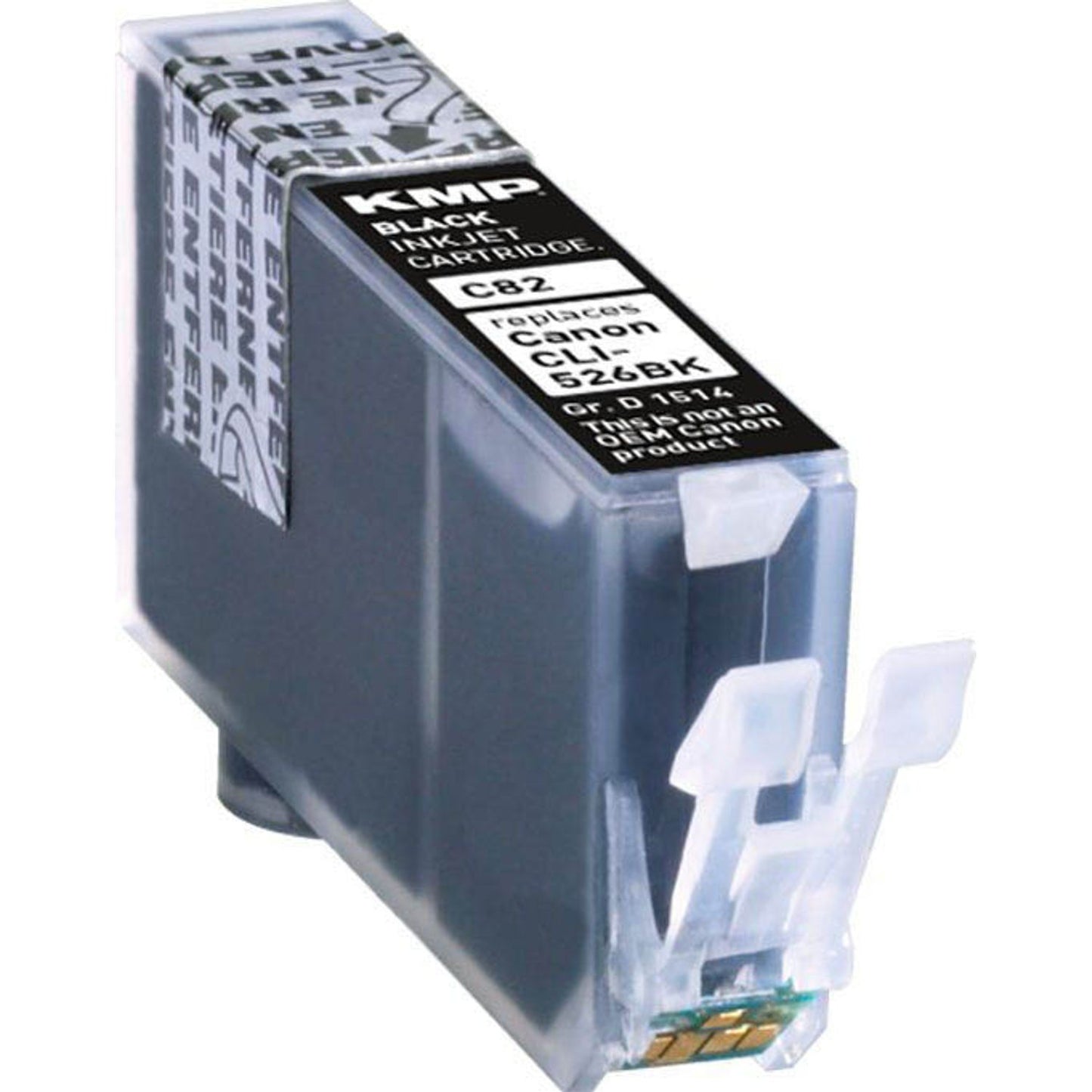 KMP C82 schwarz Druckerpatrone kompatibel zu Canon CLI-526 BK | 1514,0001