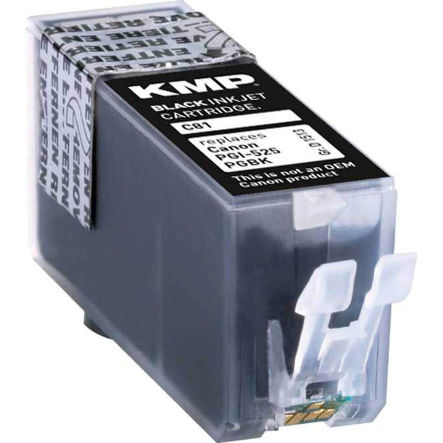 KMP C81 schwarz Druckerpatrone kompatibel zu Canon PGI-525 BK | 1513,0001