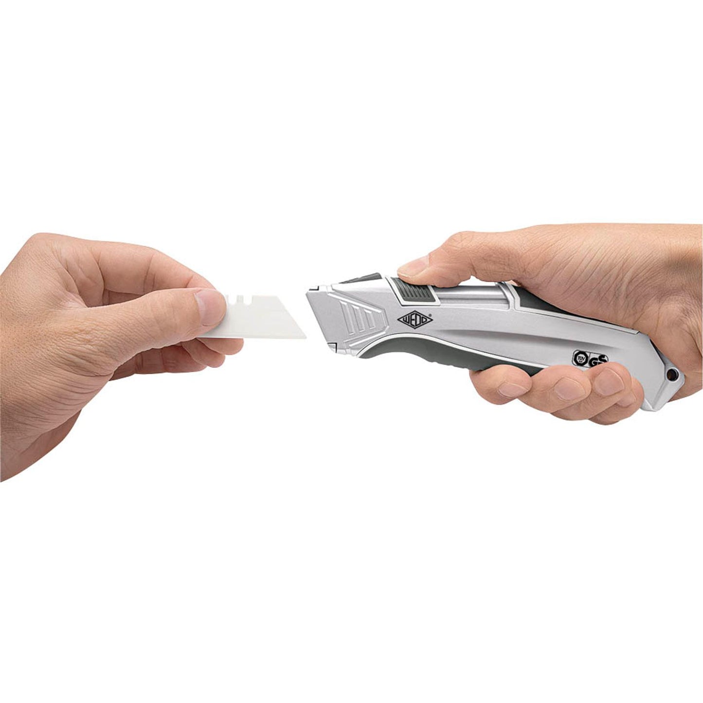 WEDO CERA-Safeline® Safety ALU Cuttermesser grau 19 mm | 79825