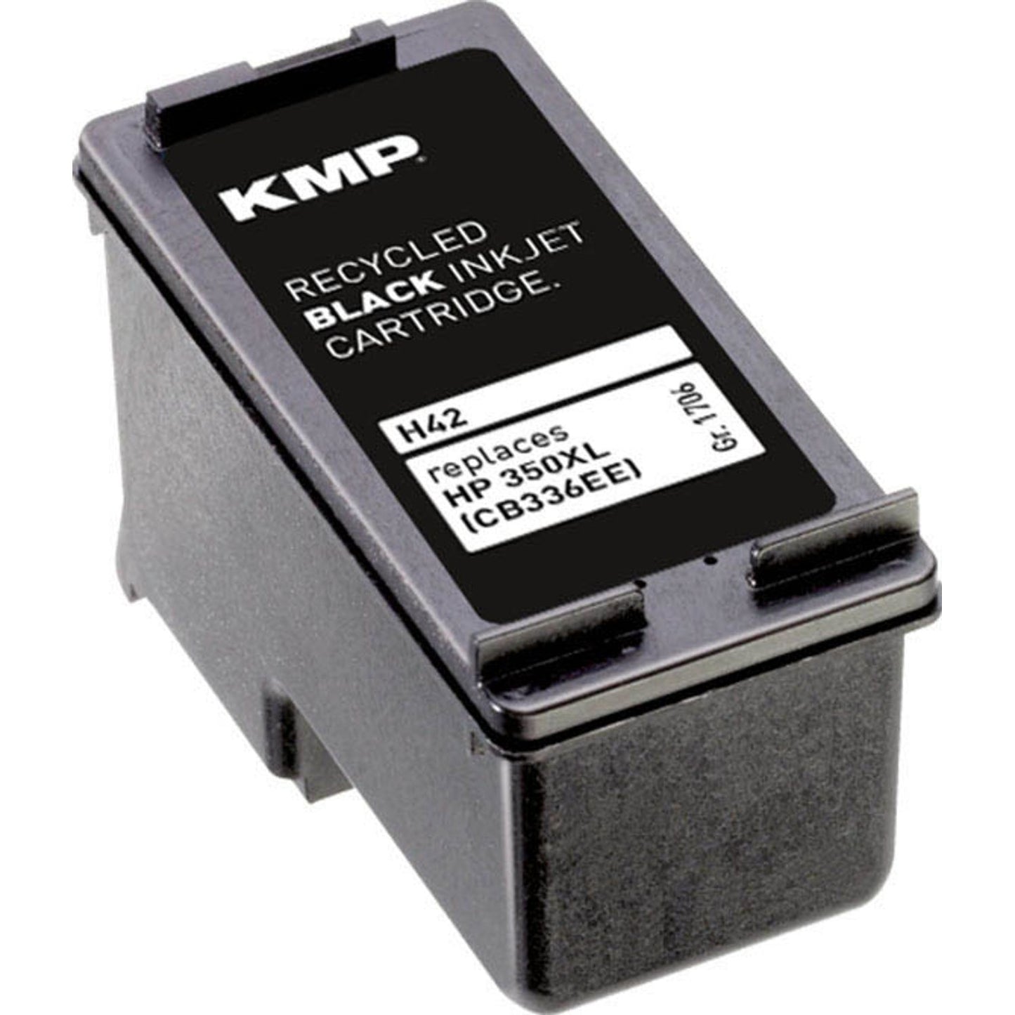 KMP H42 schwarz Druckerpatrone kompatibel zu HP 350XL (CB336EE) | 1706,4350