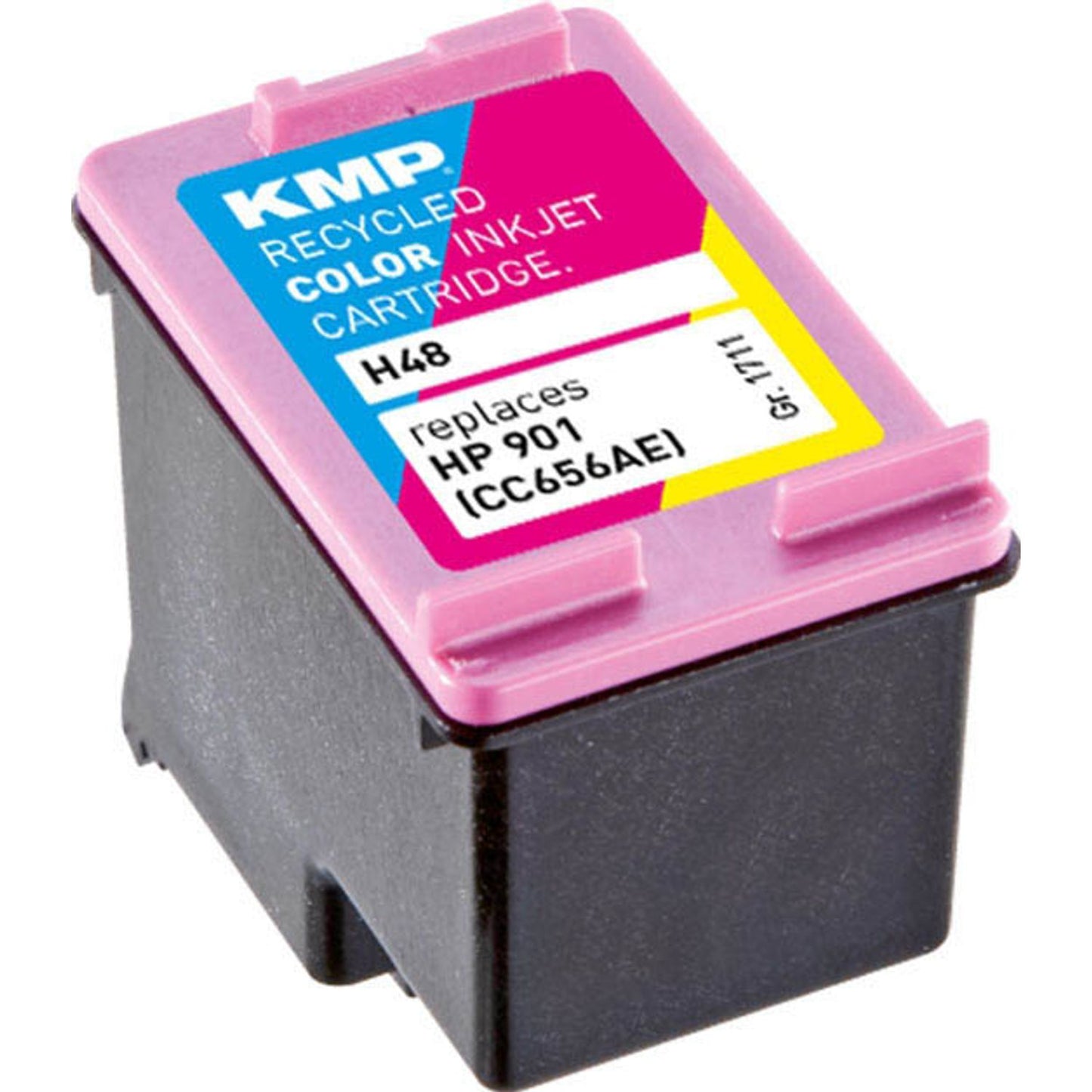 KMP H48 color Druckerpatrone kompatibel zu HP 901XL (CC656EE) | 1711,4560