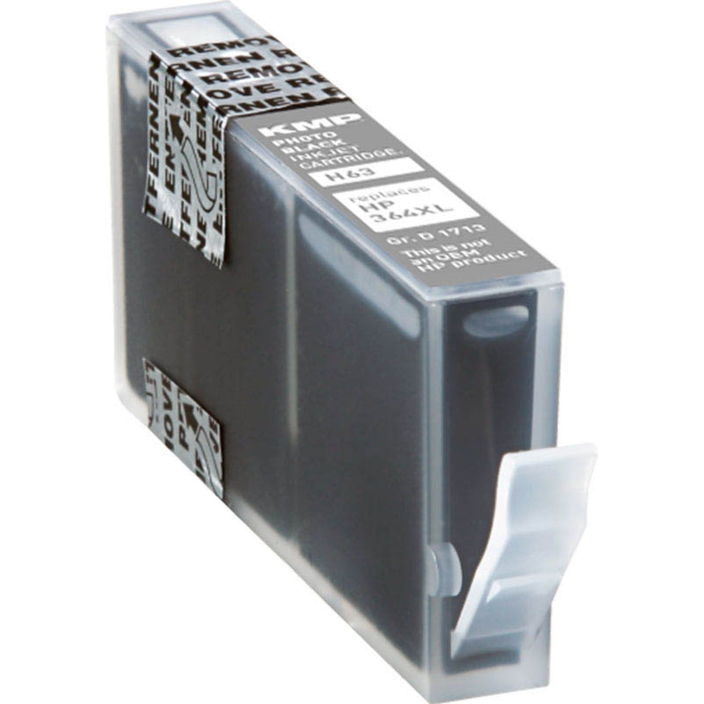 KMP H63 Foto schwarz Druckerpatrone kompatibel zu HP 364XL (CB322EE) | 1713,0040