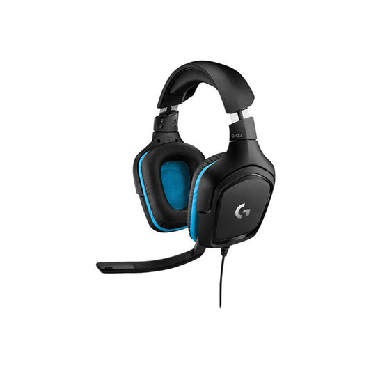 Logitech G432 Gaming-Headset schwarz, blau | 981-000770