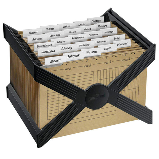 DURABLE Hängeregistraturkorb ohne Mappen CARRY anthrazit | 260058