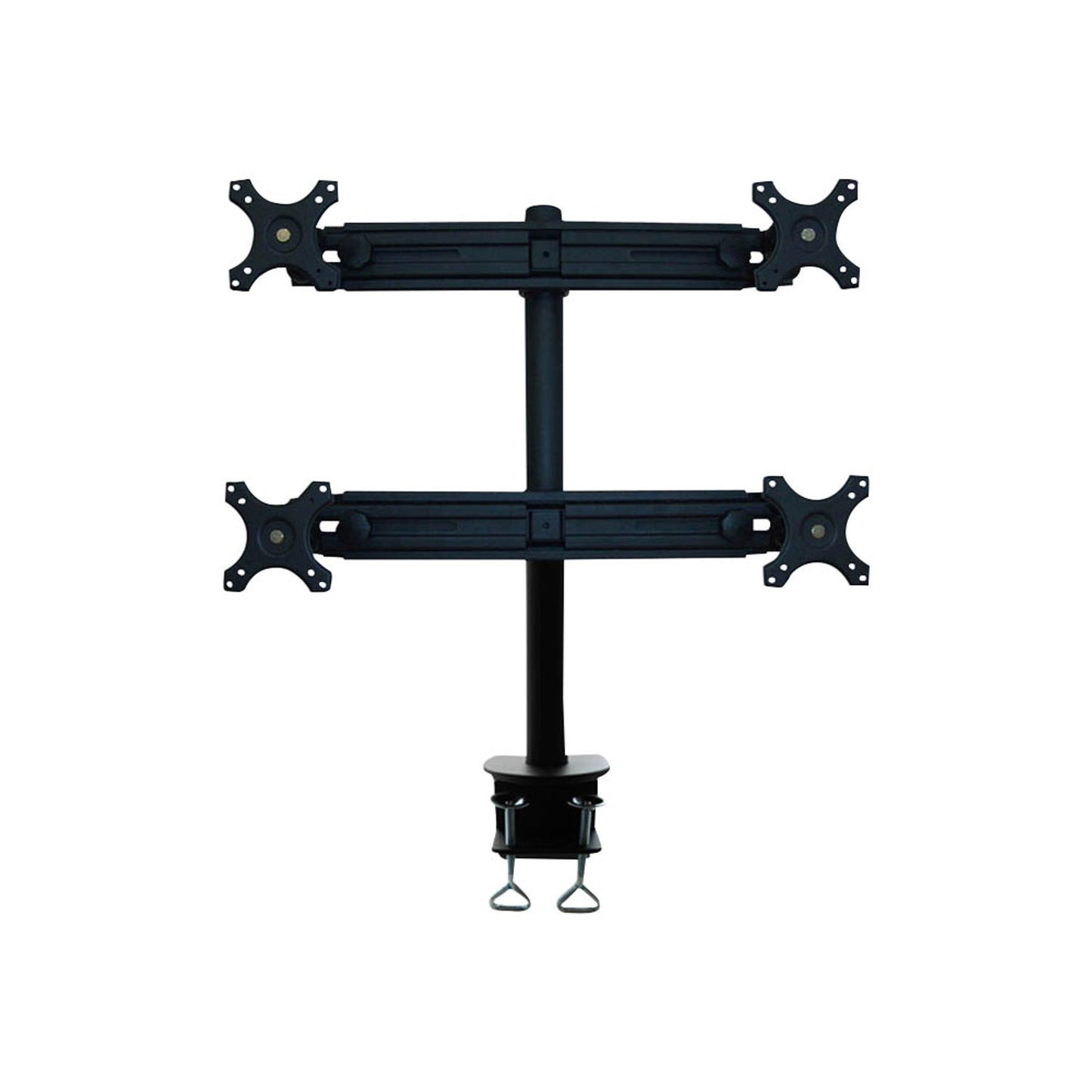 Neomounts Monitor-Halterung schwarz für 4 Monitore, Tischklemme | FPMA-D700D4