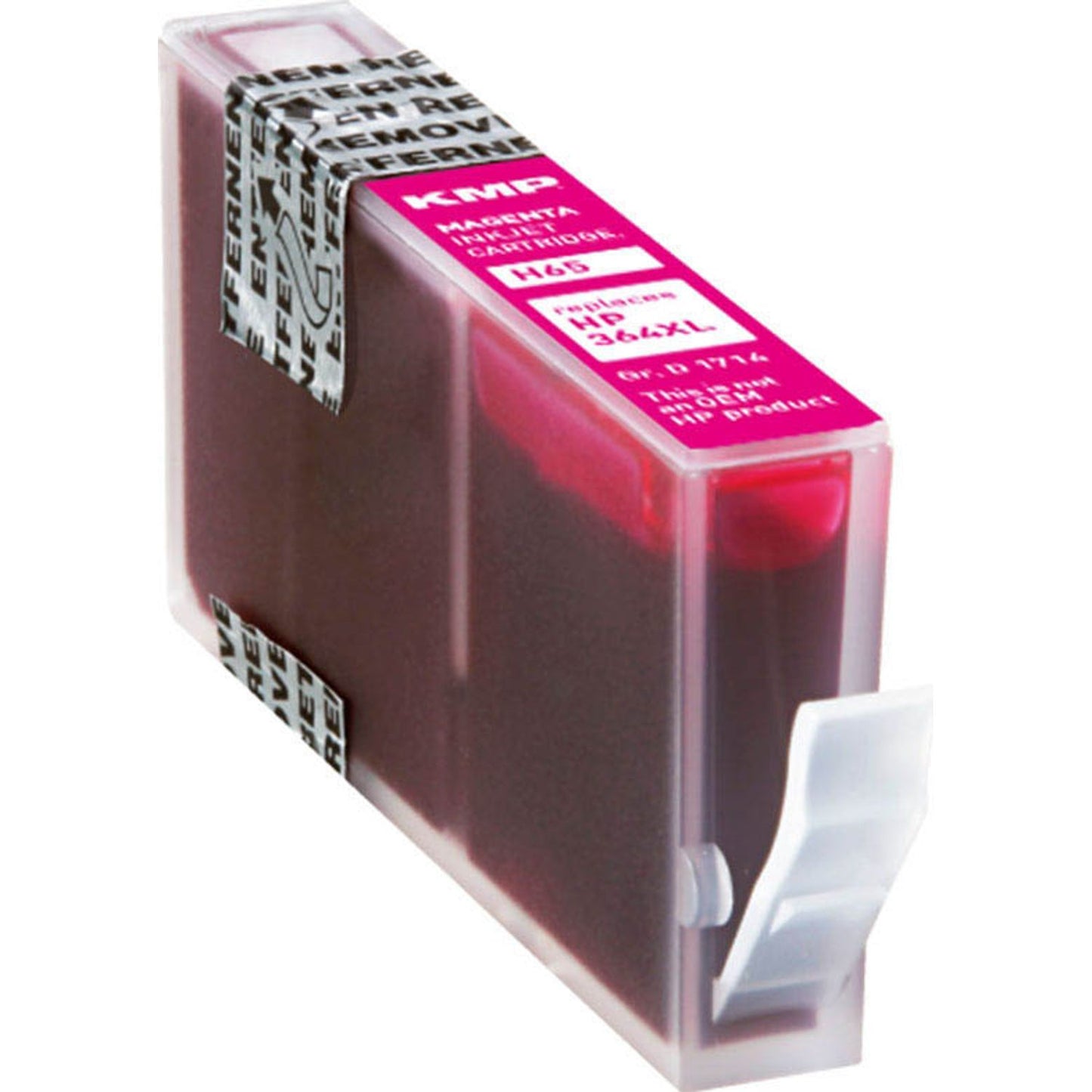 KMP H65 magenta Druckerpatrone kompatibel zu HP 364XL (CB324EE) | 1714,0006