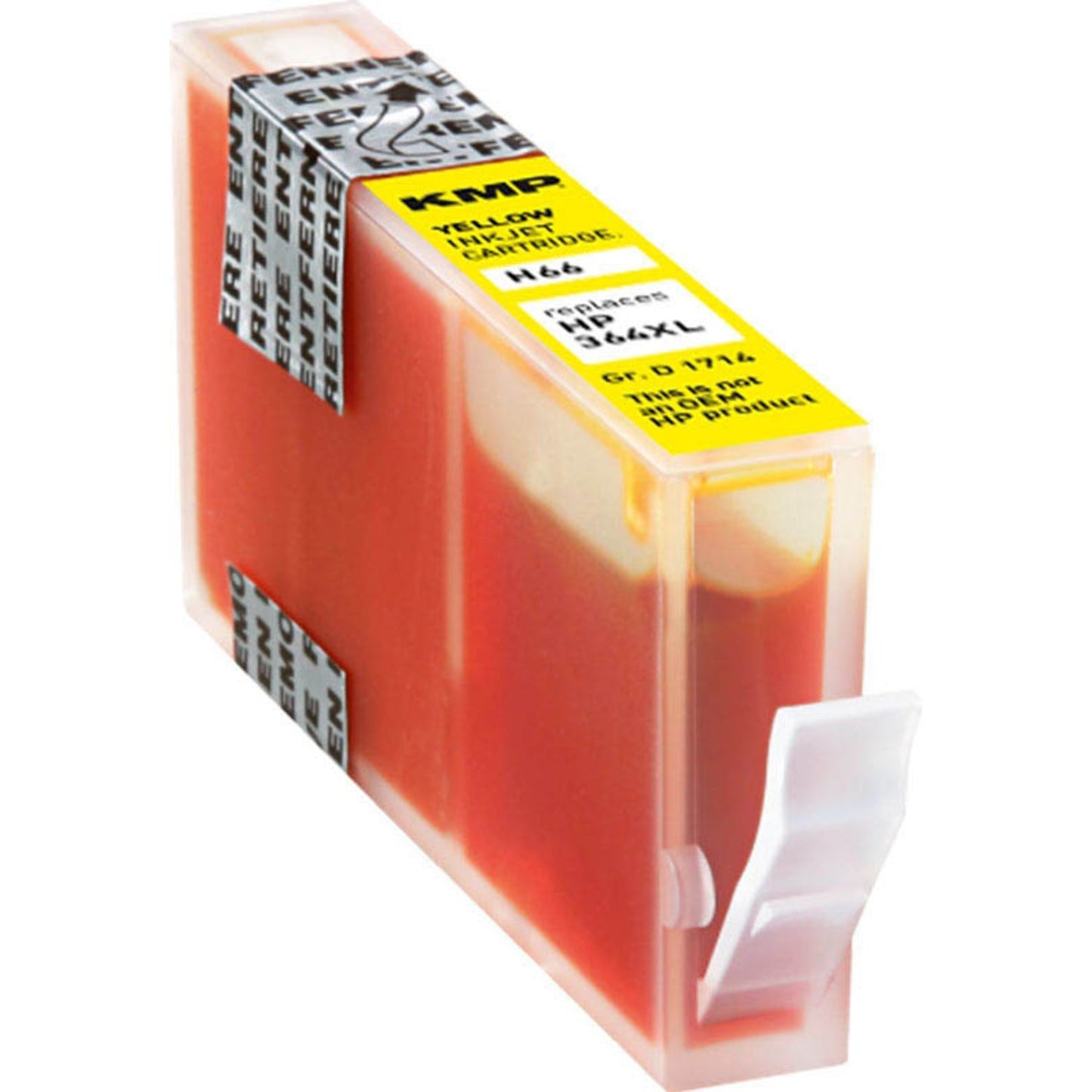 KMP H66 gelb Druckerpatrone kompatibel zu HP 364XL (CB325EE) | 1714,0009