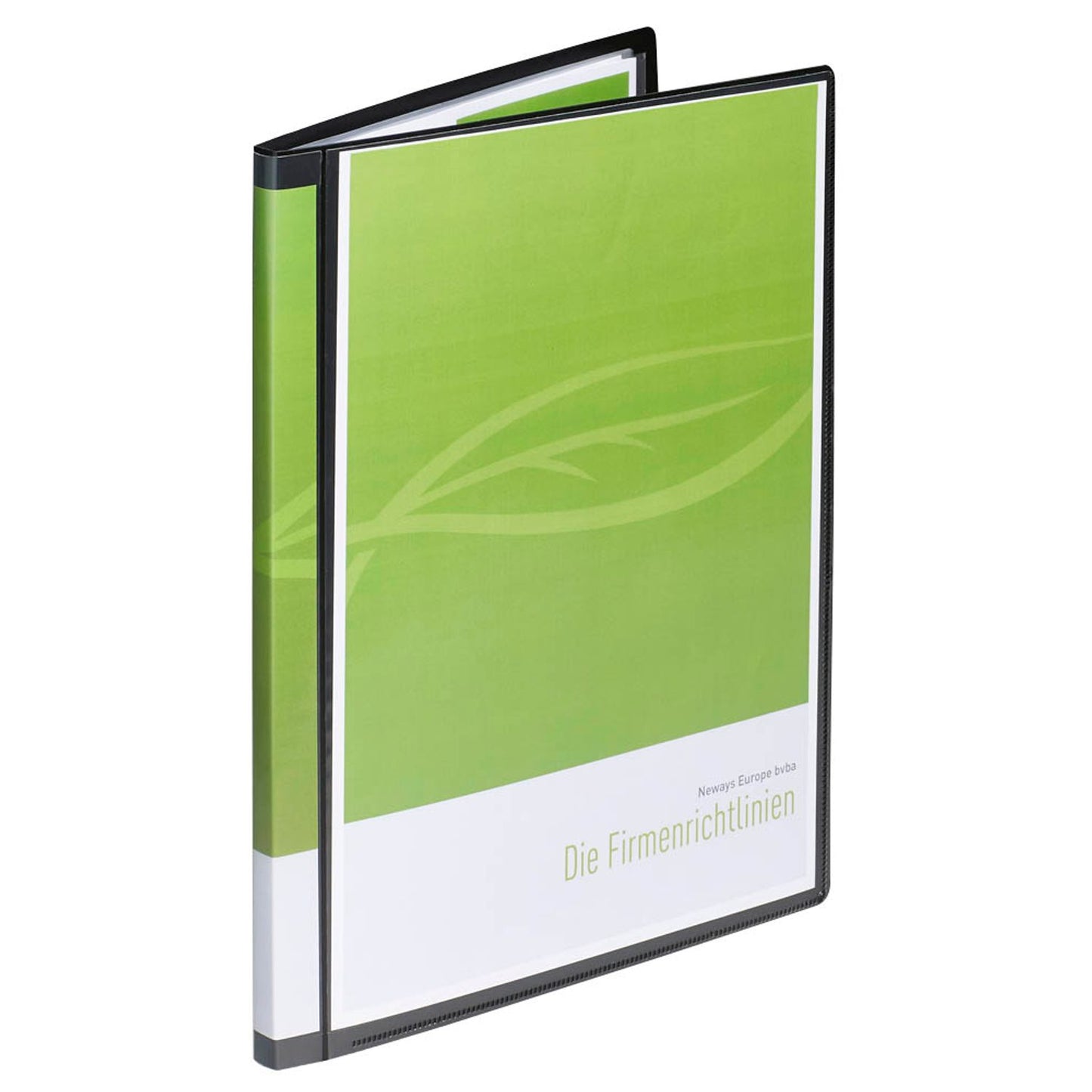 FolderSys Sichtbuch DIN A4, 40 Hüllen schwarz | 25014-30