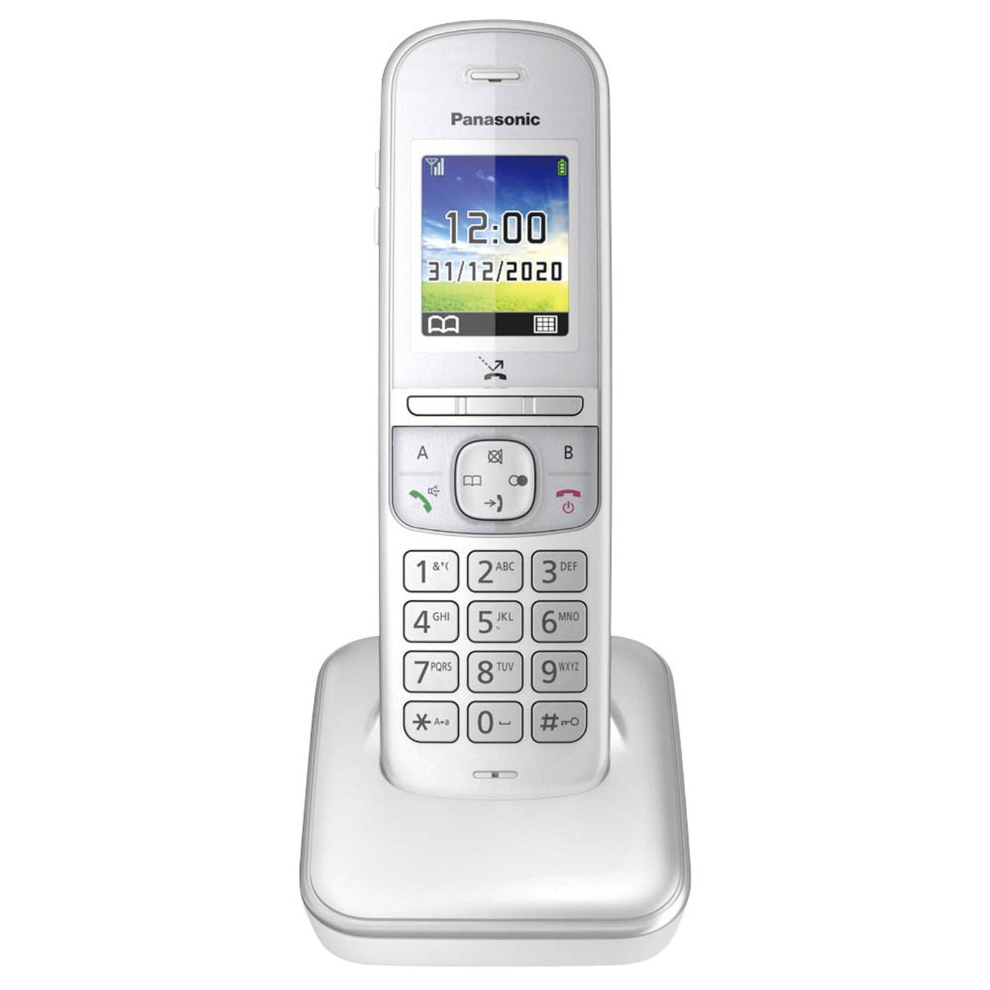 Panasonic Schnurloses Telefon silber | KX-TGH710GG