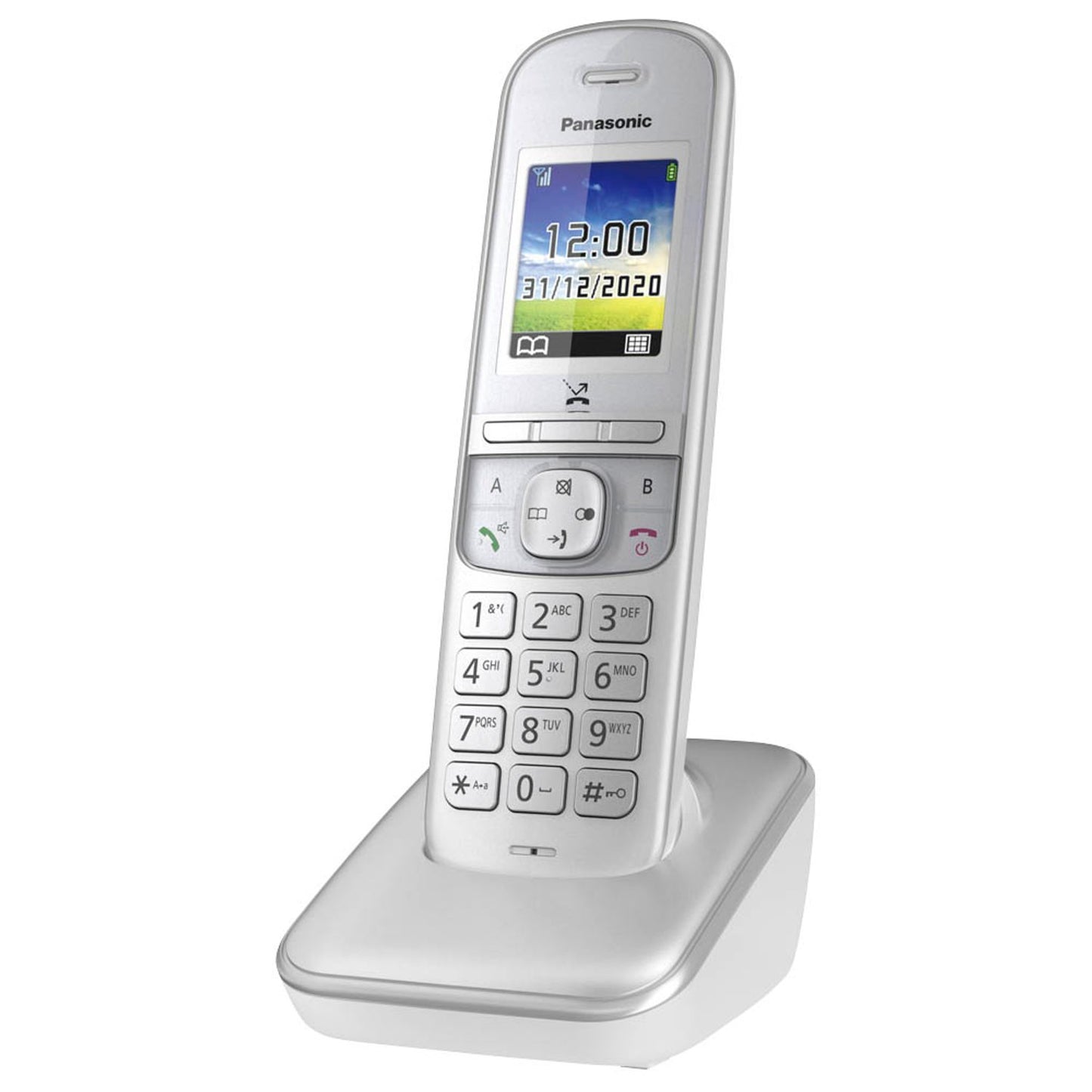 Panasonic Schnurloses Telefon silber | KX-TGH710GG