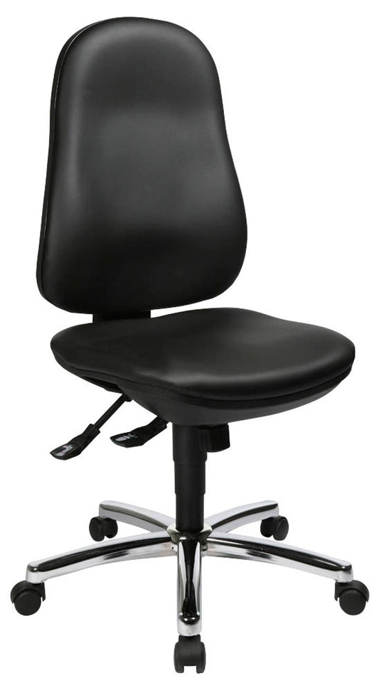 Topstar Bürostuhl Support® SY, 8559 D Kunstleder, Gestell chrom