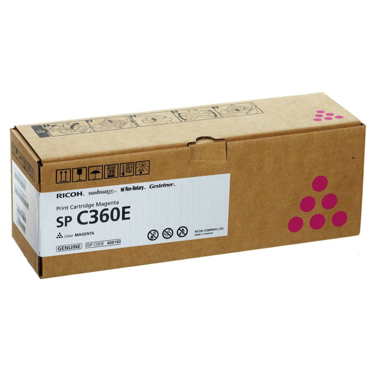 RICOH Type SP C360E magenta Toner | 408190