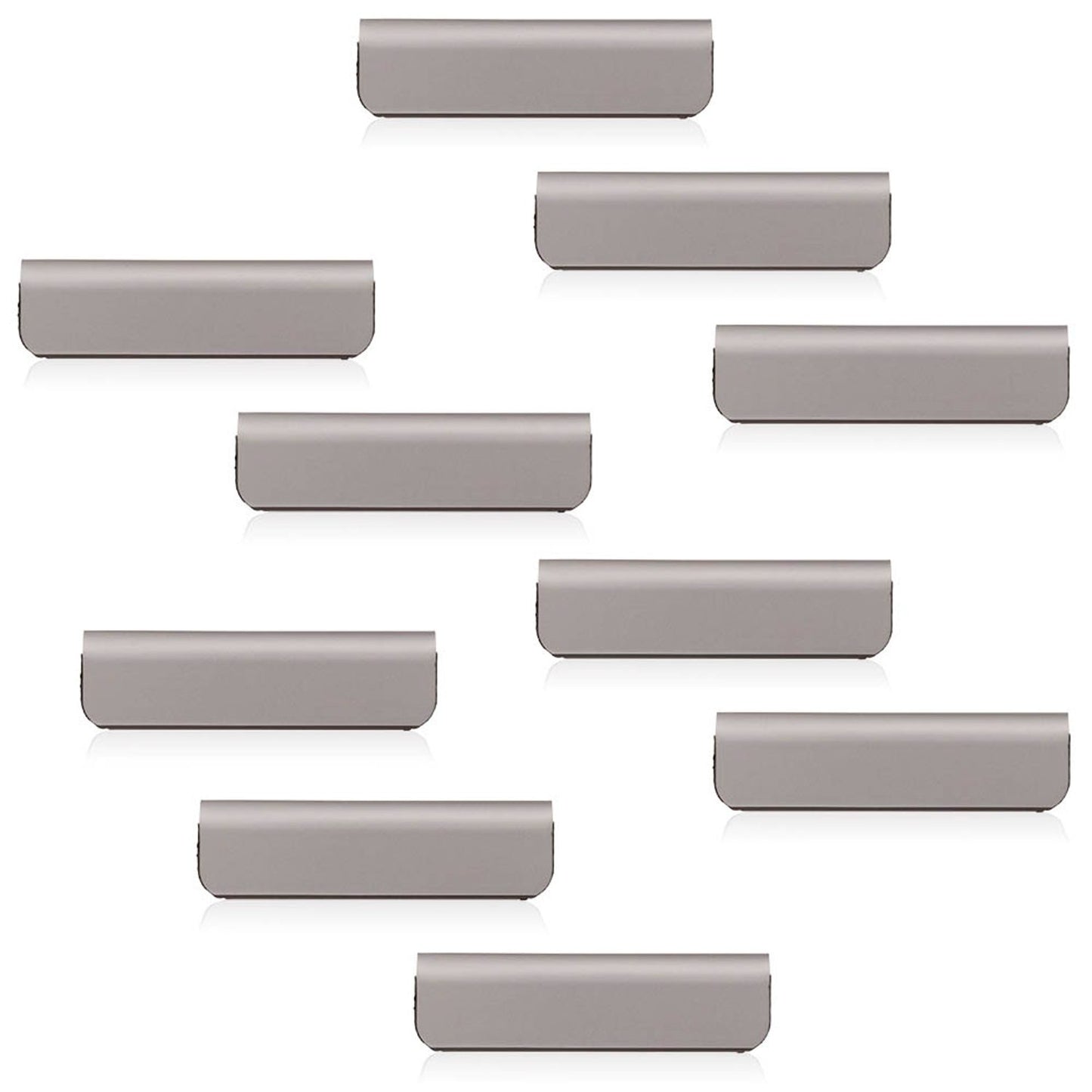 DURABLE DURAFIX® Magnetleisten silber 1,7 x 6,0 cm | 470923 | 1 Pack = 10 St.