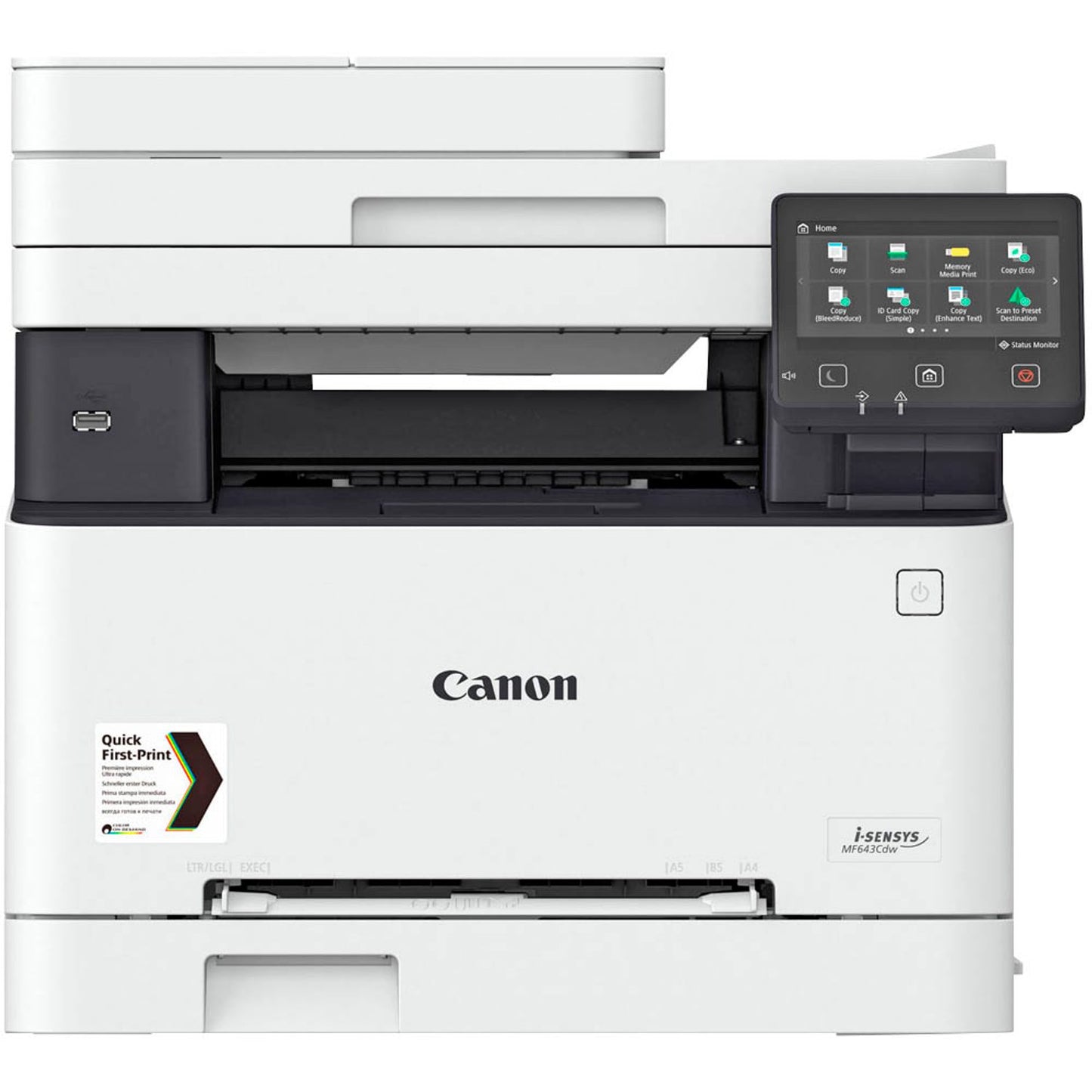 Canon i-SENSYS MF655Cdw 3 in 1 Farblaser-Multifunktionsdrucker grau | 5158C004