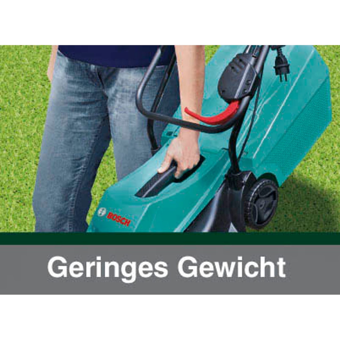 BOSCH ARM 32 Elektro-Rasenmäher 1.200 W für bis zu 300 m² | 0600885B03