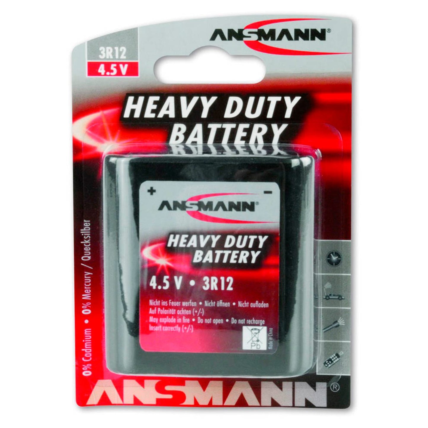 ANSMANN Batterie 3R12 Flachbatterie 4,5 V | 5013091