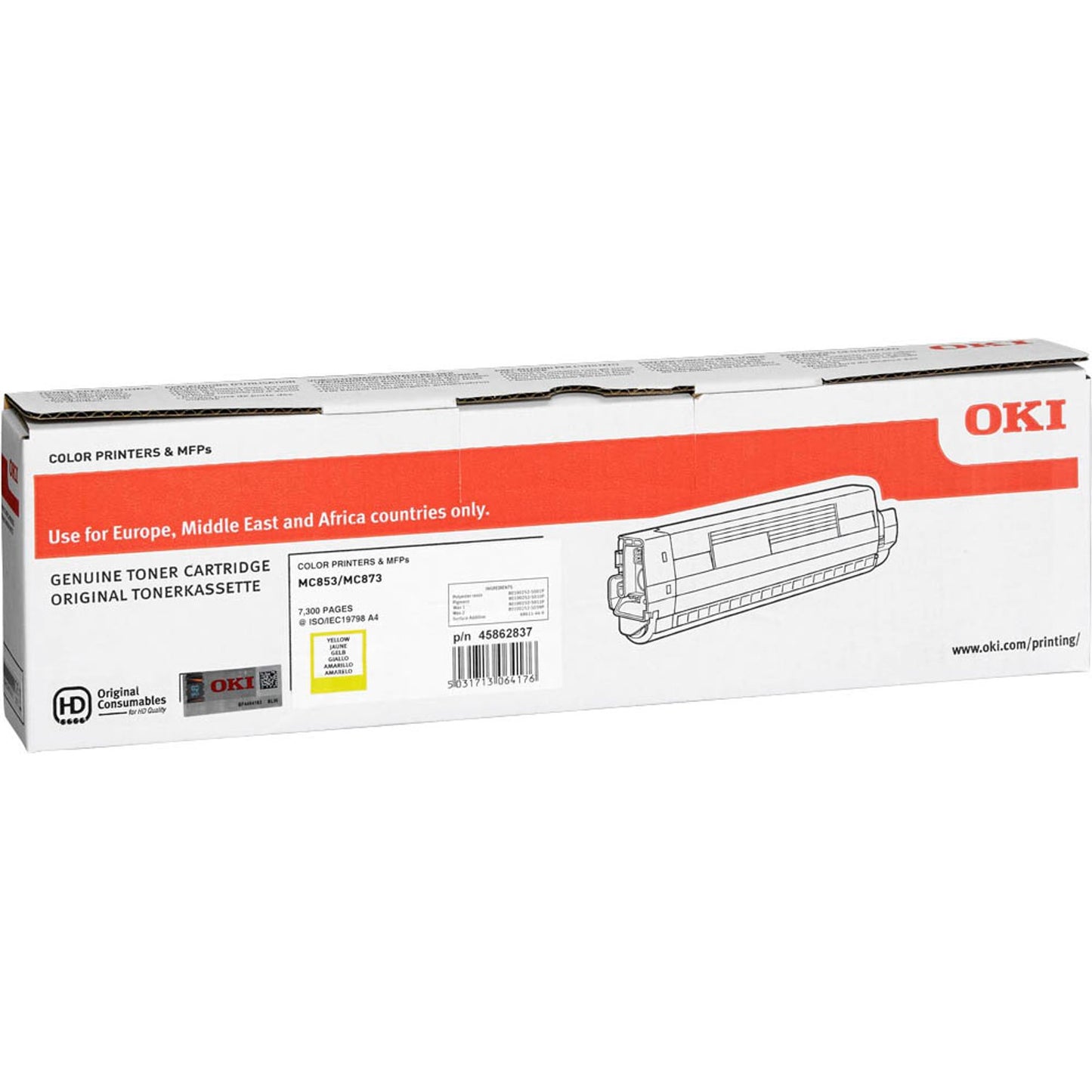 OKI gelb Toner | 45862837